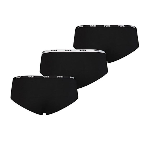 Puma damtrosa - enkla, 3-pack Svart S