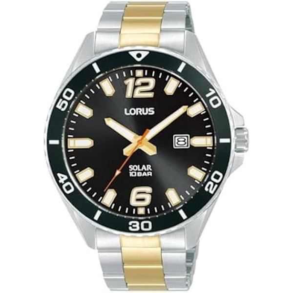 Lorus Solar Sports Watch 3 Hands Two-Tone Case Storlek 42,00 mm, Quartz Movement, 10 ATM Water Resistance, Två tonig