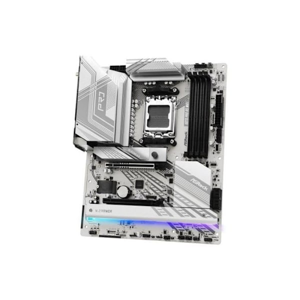 Moderkort - ASROCK - X870E Pro RS WiFi - Indbygget WiFi - DDR4 SDRAM - ATX