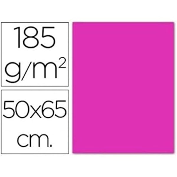 Pappapir - Iris - Fuchsia - 185 g - 50 x 65 cm - 25 stk. Fucsia