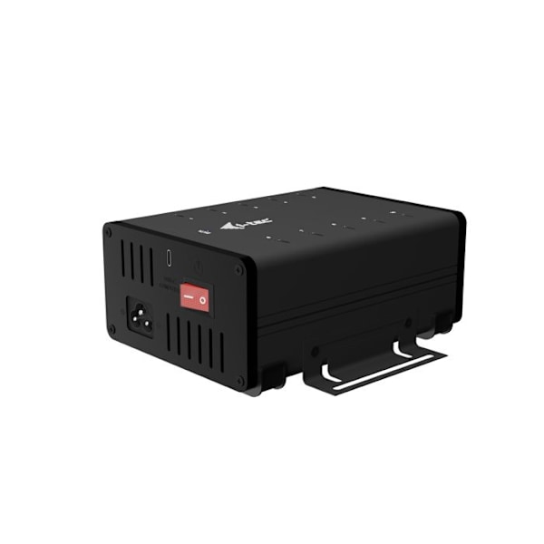 I-TEC USB-C/USB-A Metallilataus musta