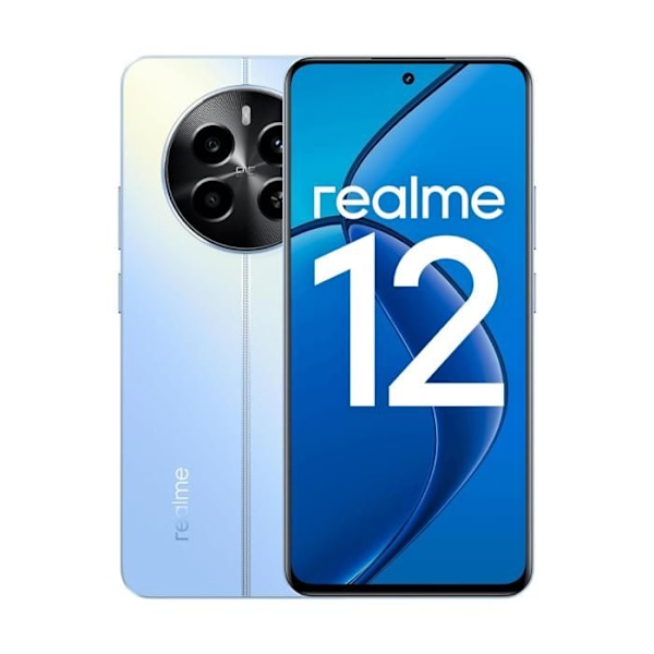 Realme 12 4G 8GB/256GB Blå (Skyline Blue) Dual SIM