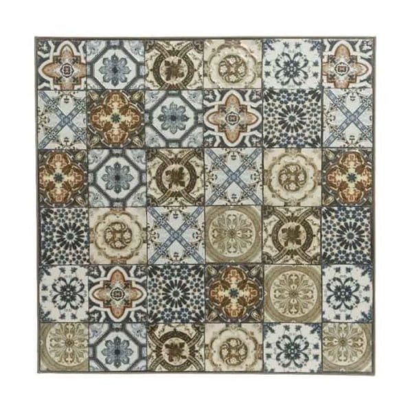 Sidebord - Bistro - Brun - 58 x 58 x 72 cm - Let at montere - Klassisk stil kastanj