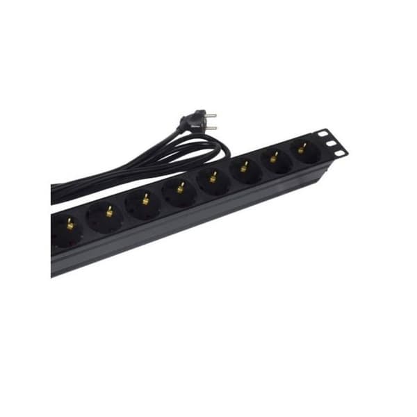 Phasak BNS 1518 Regleta Rack 19U con Protección 8 Tomas