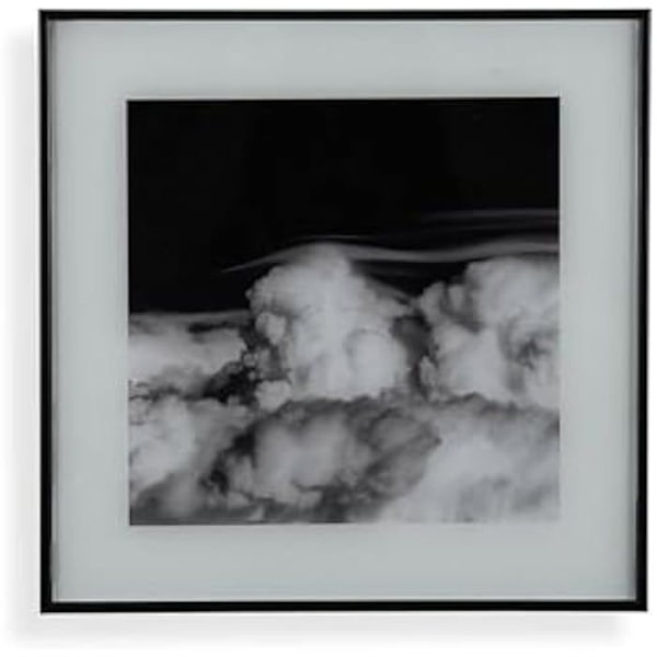 Maleri - VERSA - Skyer - 30 x 30 cm - Flerfarvet - Indretning mångfärgad