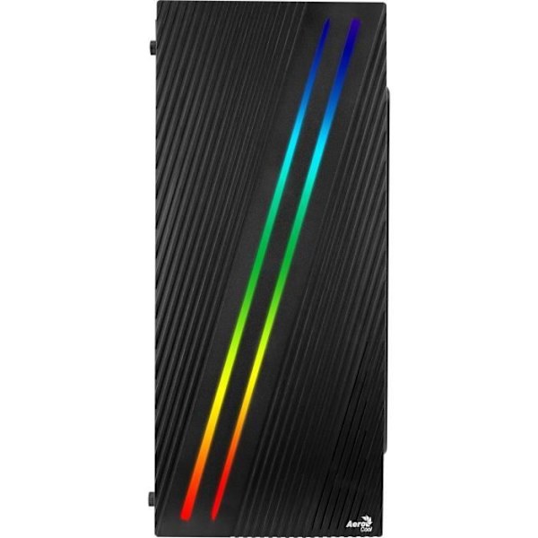 Aerocool STREAK - ATX RGB pc-etui - sidepanel - 80 mm blæser