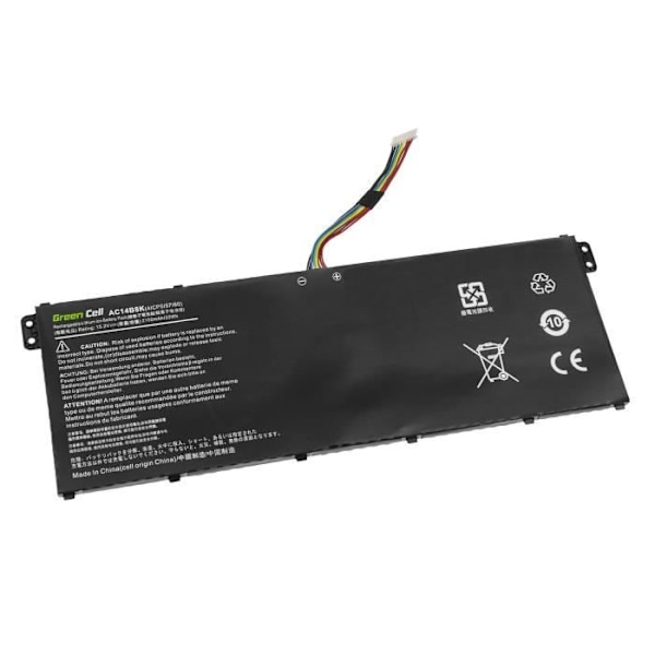 Green Cell® AC14B3K AC14B8K Batteri för Acer Aspire 5 A515 A515-41G A515-51 A515-51G A515-52G A515-52G A517-51 A517-51G 7 A715