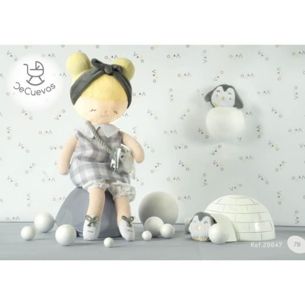 Mjuk docka - DECUEVAS TOYS - 20047 - Vit - Unisex - Barn Flerfärgad