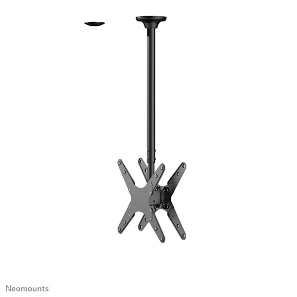 Katto-tuki - NEOMOUNTS - FPMA-C340DBL - 2 näyttöä jopa 75'' - Kallistus 25° - Kuorma 50 kg musta