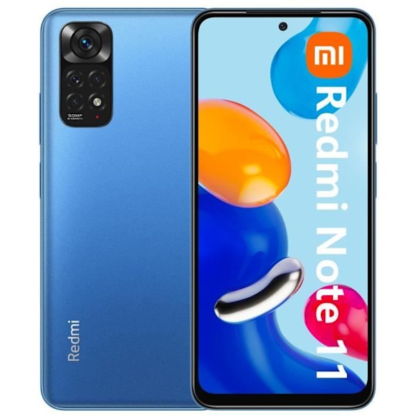 XIAOMI Redmi Note 11 6GB 128GB Blå Skumrings Smartphone