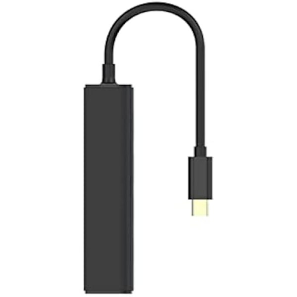 4-porttinen USB 3.0 -keskitin - Conceptronic CTC4USB3 - Musta - USB-C