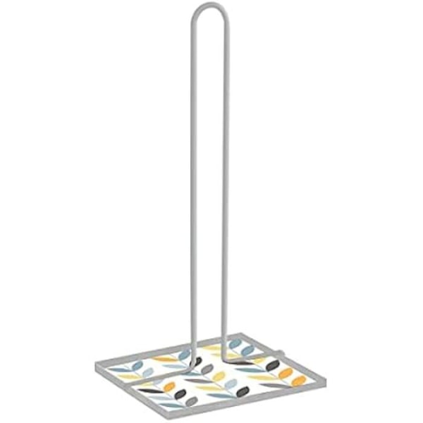 Køkkenpapirdispenser - VERSA - Erin - Metal Stål MDF Træ - 16,5 x 31 x 13 cm