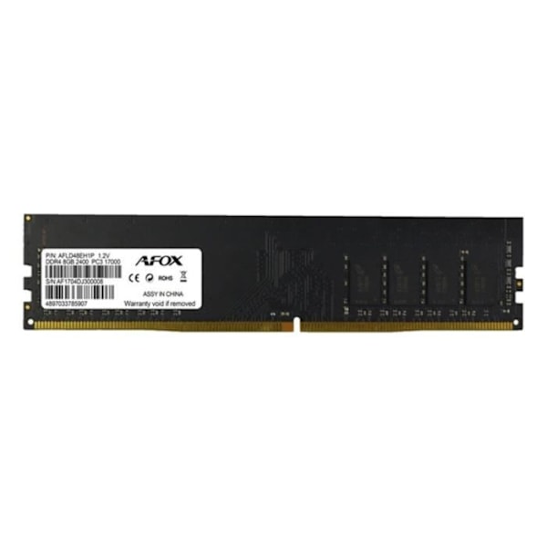 Muisti DIMM DDR4 2400MHz AFox, 16Gb (AFLD416ES1P)