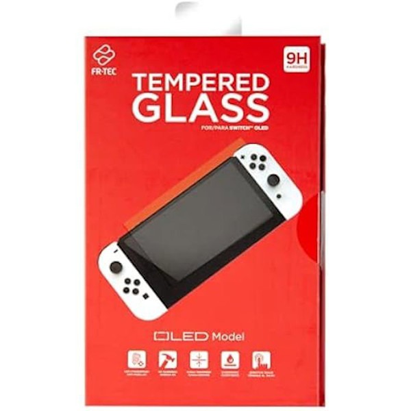 FRTEC - Skärmskydd i härdat glas för Nintendo Switch OLED Transparent