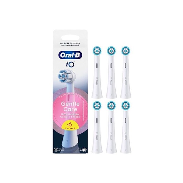 Brossette dentaire Oral B iO Brossettes Gentle Care Valkoinen X6
