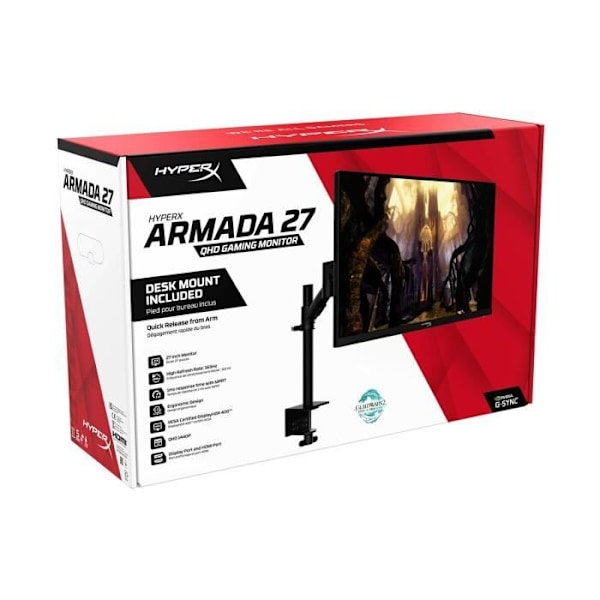 Hyperx Armada 27 Skærm Sort