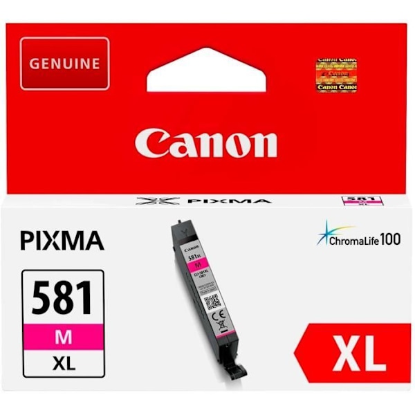 Blækpatron - CANON - CLI-581M XL (2050C001) - Magenta - 8,3 ml