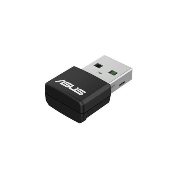 Asus Wifi 6 USB-AX55 Nano Musta ja Hopea