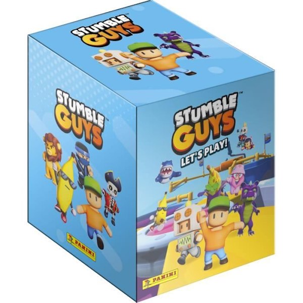 Boîte tarroja - PANINI - Stumble Guys - 36 pussia - Virallinen kokoelma Flerfärgad