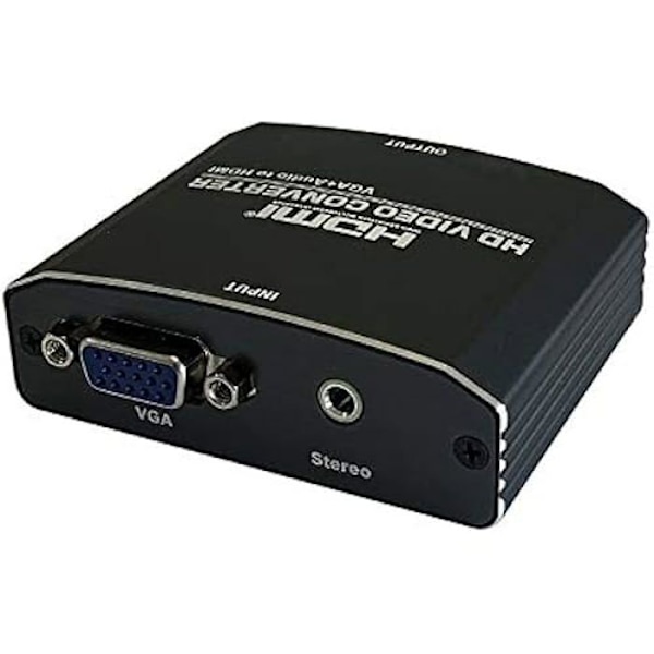 CONVERSOR SVGA H +Audio Jack 3,5H HDMI AISENS A115-0386 Negro