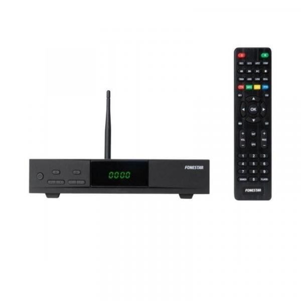 FONESTAR RDS-585WHD Full HD satellittuner, WiFi, HDMI, USB, analoge AV- og ethernetforbindelser, medieafspiller. NOTE