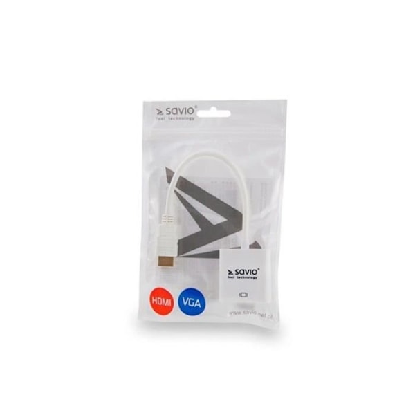 Elmak SAVIO CL-27/B Adapter HDMI-VGA - 5901986044482