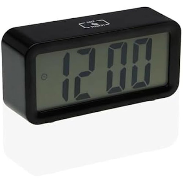 Vækkeur - VERSA - Sort - 14,9 x 5,4 x 8 cm - Batteri - Blandet Flerfärgad
