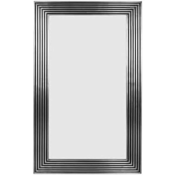 Vægspejl - HOME ESPRIT - Rektangulært - Messing - 75 x 125 cm - Flerfarvet Flerfärgad