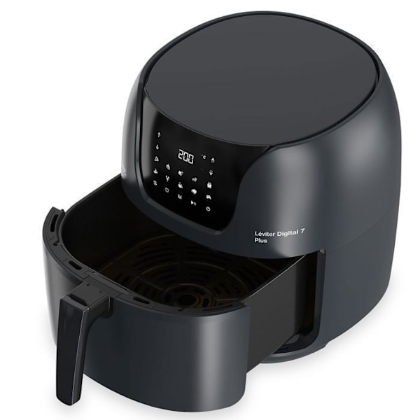 Fritøser uden olie - SOLAC - FA1800D - 7 L - 1800W - Sort Svart