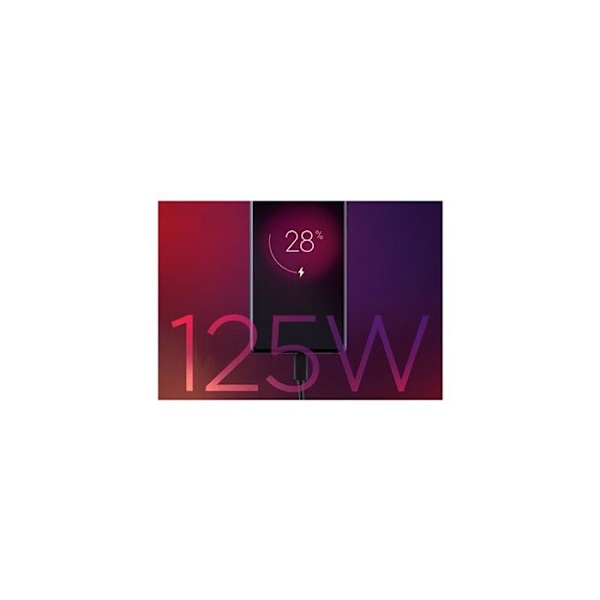Laddare - Motorola - USB-C - 125W - Snabbladdning - TurboPower Svart