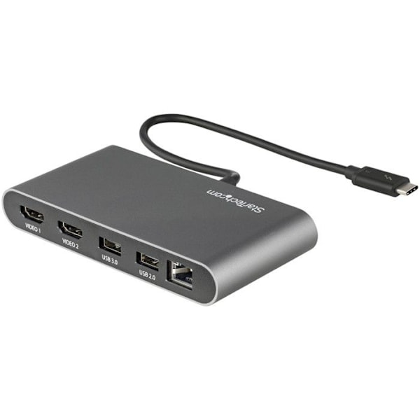 Dock USB - Startech - TB3DKM2HDL - HDMI 4K 60Hz - 2x USB-A - Thunderbolt 3