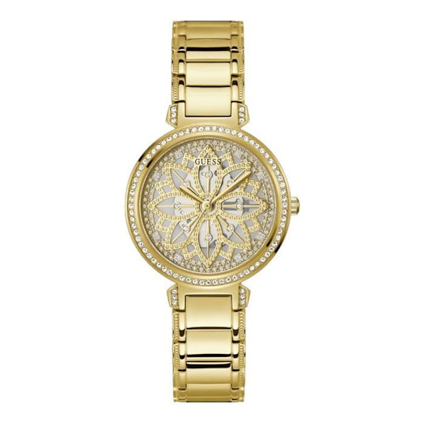 Kello - Guess - Lilja - 36 mm - Kulta - Vedenpitävyys 3 ATM - Kvartsi gyllene