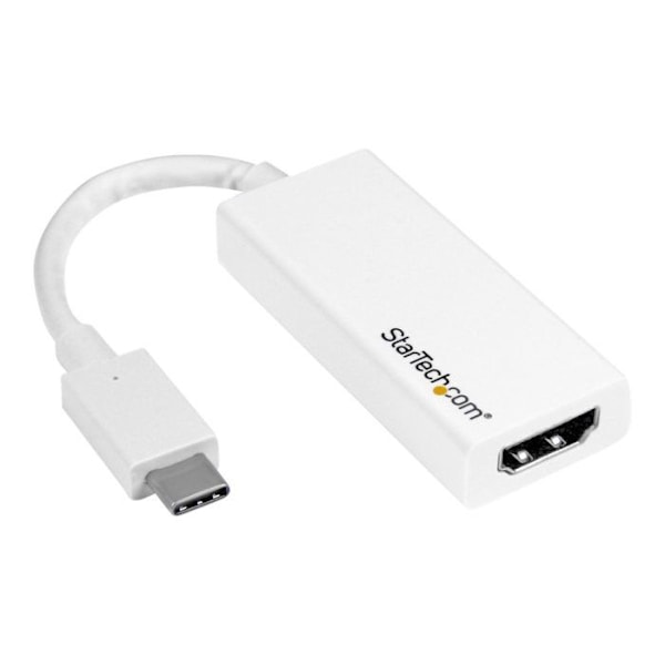USB-C videoadapteri HDMI:lle - STARTECH.COM - Ultra HD 4K - Valkoinen - Uros/Naaras