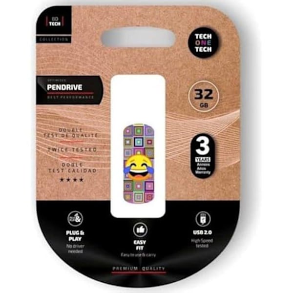 Tech One Tech TEC4403-32 32 GB USB-flashdrev Flerfarvet