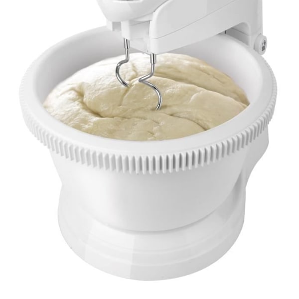 Taurus Giro Complete 500W el-mixer, 5 hastigheder + Turbo, med 2,5L skål, 2 typer kroge