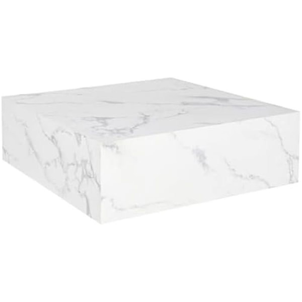 Sofabord - HOME ESPRIT - Flerfarvet - 90 x 90 cm - Højde 35 cm - MDF træ Flerfärgad