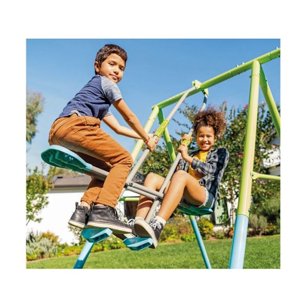Portique-balançoire 4 agrès - 2 keinu + vastakkain + rengas - Intex