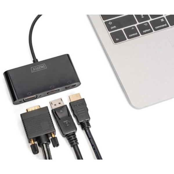 Digitus DA-70859 USB-C dockingstation | DOCKESTATION - PORT REPLIKATOR - STAND