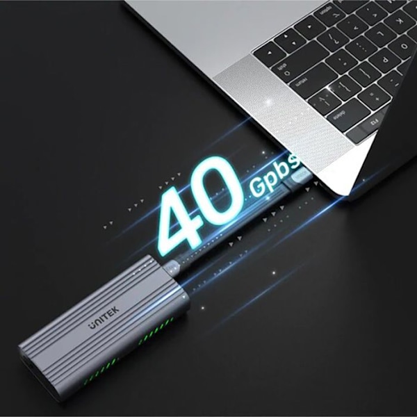 UNITEK harddisk kabinet - M.2 PCIE/NVME 40GBPS USB4 - 1 To - 240 Go - PCIe 3.0 x4 (NVMe)