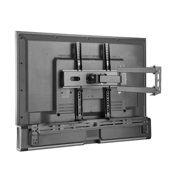 Soundbar-stöd - Maclean - MC-843 - Max belastning 10kg - Breddjustering 92-1000mm - Svart Svart