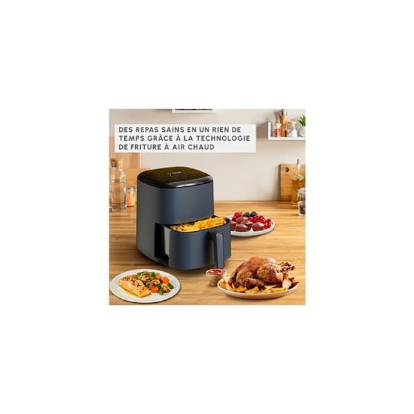 Varmluftsfritös/halogenugn - Moulinex - EZ245B - Svart - 1500 W - 5 l Svart