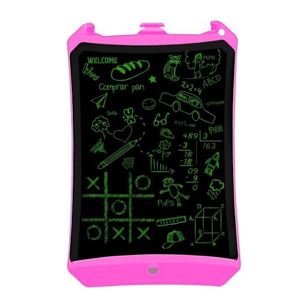 Elektronisk tavle - Woxter - Smart Pad 90 - Pink farve - LCD display - Kan slettes