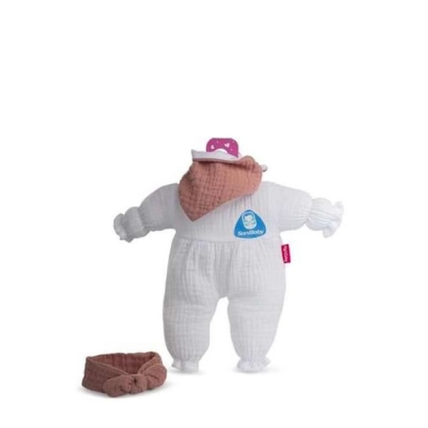 Berjuan - Nuken vaatteet, , Vaaleanpunainen/Valkoinen - 3085 Rosa/Vit