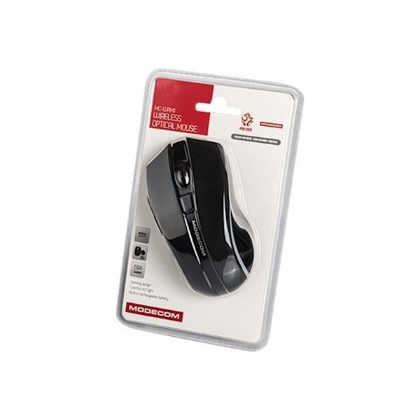 ModeCom MC-WRM1 langaton hiiri - 5 nappia - 2.4 GHz - Musta