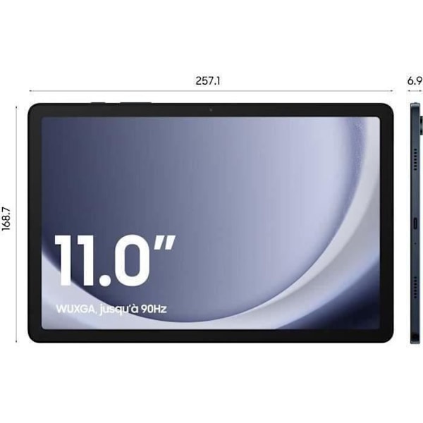 Samsung Galaxy TAB A9+ 128GB pekskärmsplatta Wifi Marinblå