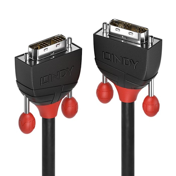 LINDY Câble DVI-D Single Link - Sort linje - 3m