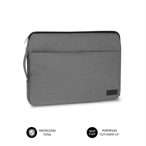 Laptopfodral - Subblim - Urban - 14 tum - Grå - Polyester Grå