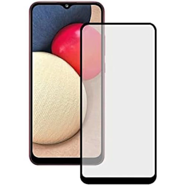 Skærmbeskytter - KSIX SMART YOUR TECH - Samsung Galaxy A02S - Hærdet glas - Tykkelse 0,33 mm - Sort Svart