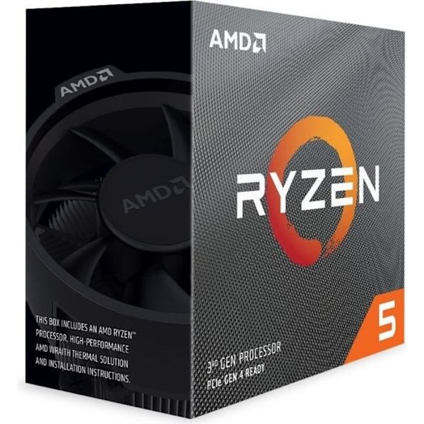 AMD Ryzen 5 3600 Wraith Stealth køler-processor