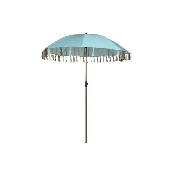 Parasol - Stål og aluminium - Himmelblå - Diameter 180 cm